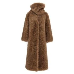 B&B Couture Biscuit Eco Fur Coat - NWT
